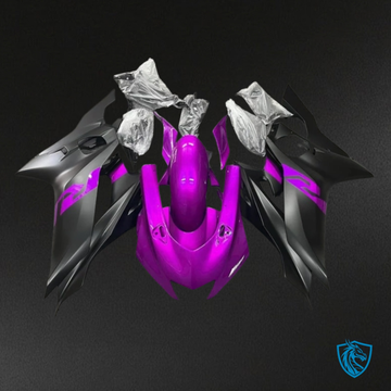 Yamaha YZF R6 (2017-2019) Black & Purple - Custom ABS Fairing Kit