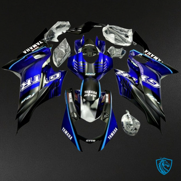 Yamaha YZF R6 (2017-2019) Blue & Black Fairing Kit - Aftermarket ABS Bodywork