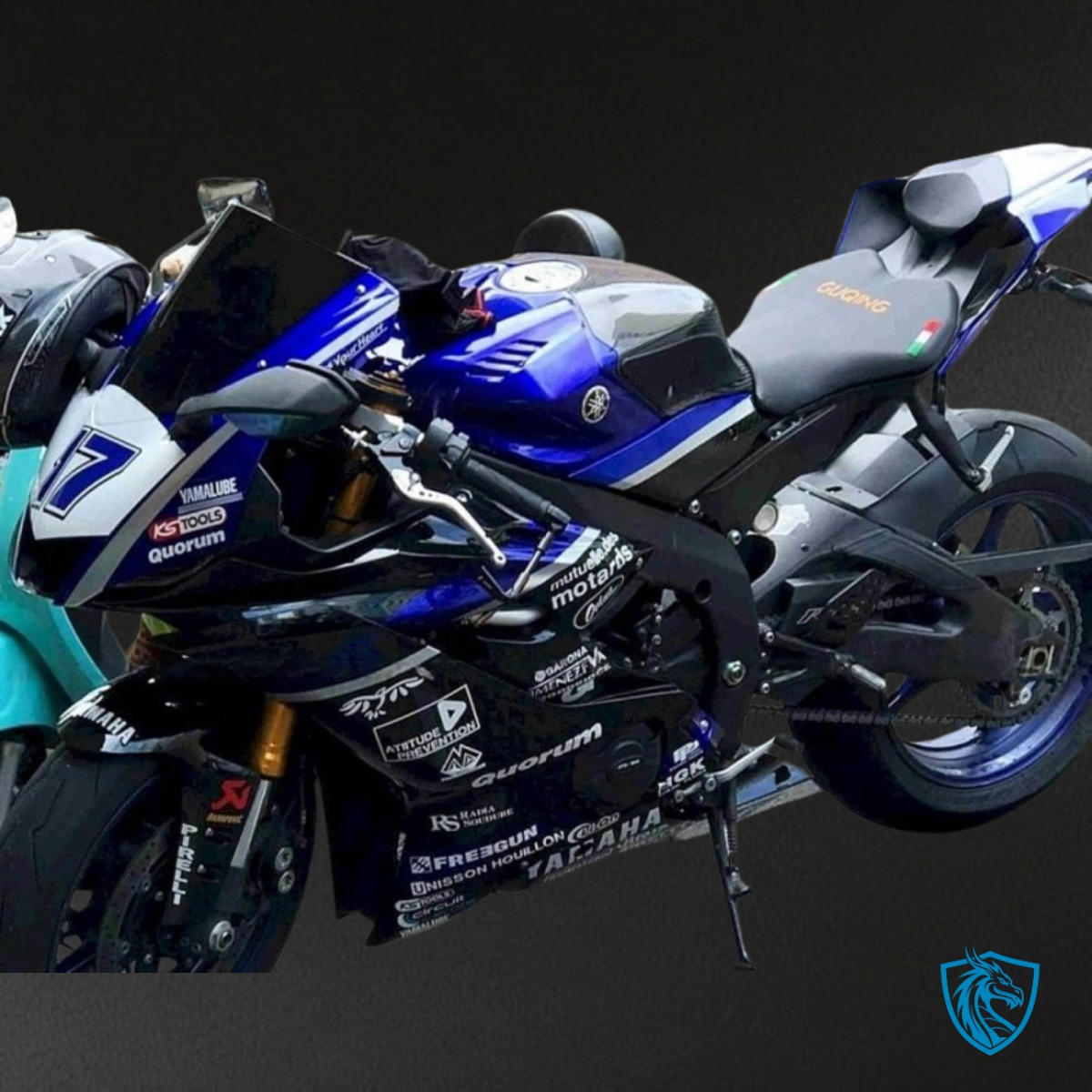 Yamaha YZF R6 (2017-2019) Blue, Black & White Fairing Kit - Aftermarket ABS Bodywork