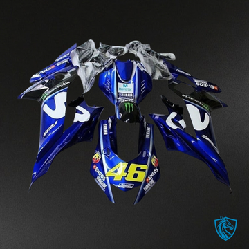 Yamaha YZF R6 (2017-2019) Blue, White & Yellow Fairing Kit - Aftermarket ABS Bodywork