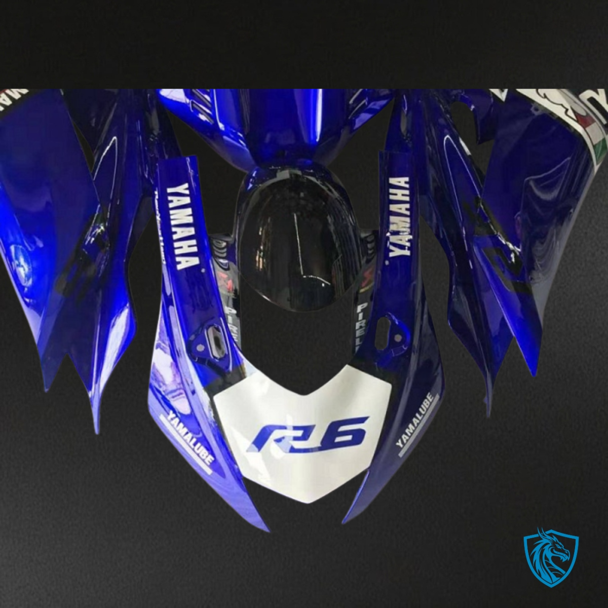 Yamaha YZF R6 (2017-2019) Dark Blue, White & Black - Custom ABS Fairing Kit