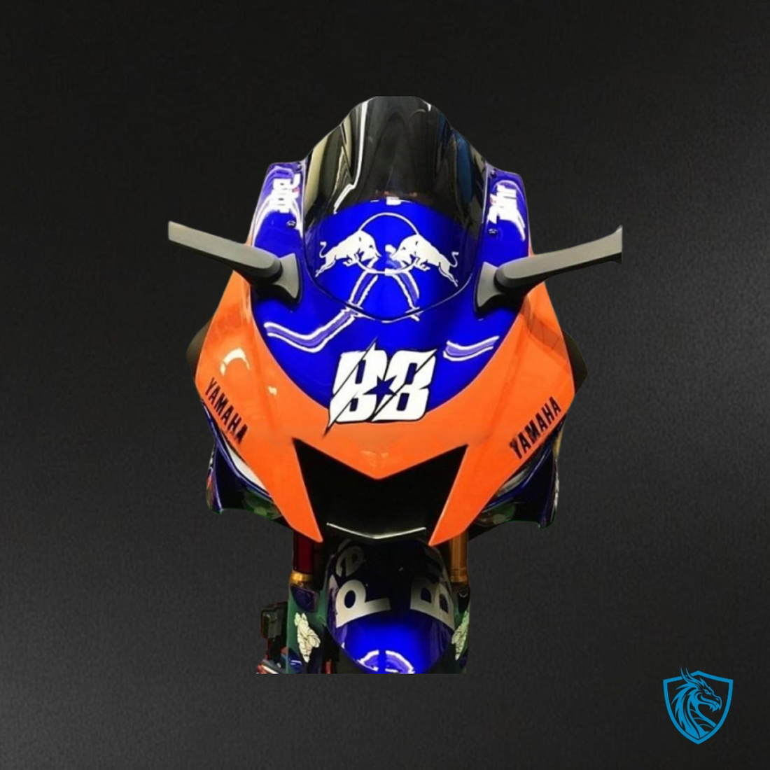 Yamaha YZF R6 (2017-2019) Gray, Orange & Blue Bull Fairing Kit - Aftermarket ABS Bodywork