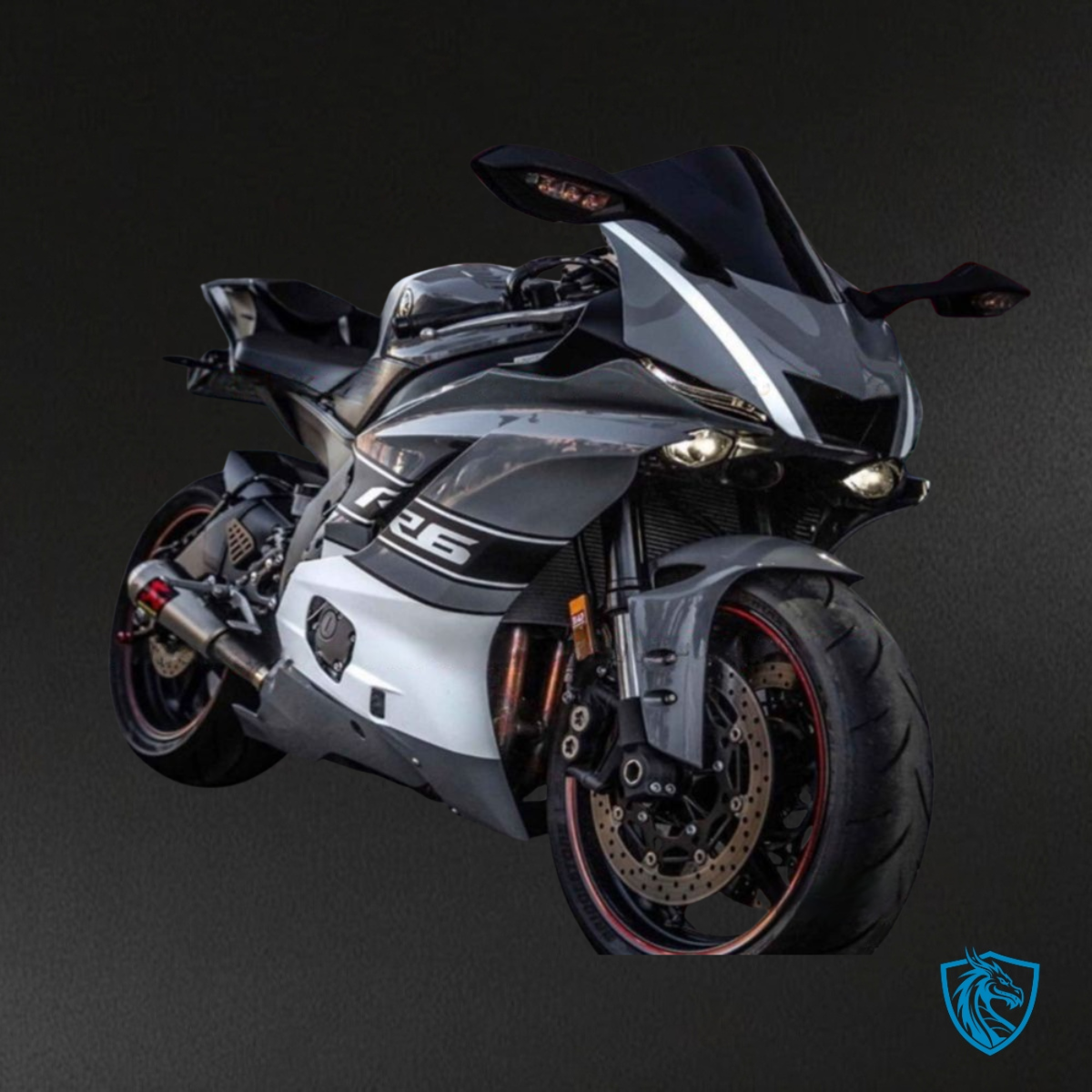 Yamaha YZF R6 (2017-2019) Gray & White Fairing Kit | ABS Bodywork