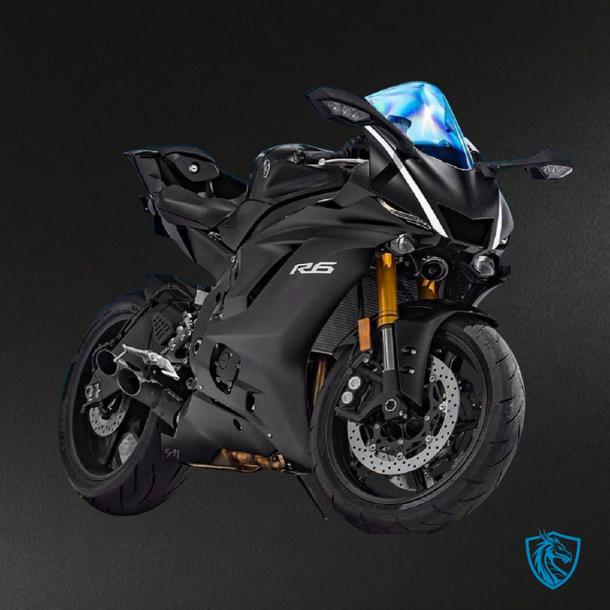 Yamaha YZF R6 (2017-2019) Matte Black - Custom ABS Fairing Kit
