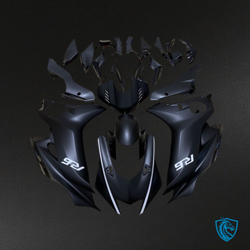 Yamaha YZF R6 (2017-2019) Matte Black - Custom ABS Fairing Kit