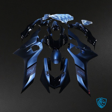Yamaha YZF R6 (2017-2019) Deark Blue & Black Fairing Kit - Aftermarket ABS Bodywork