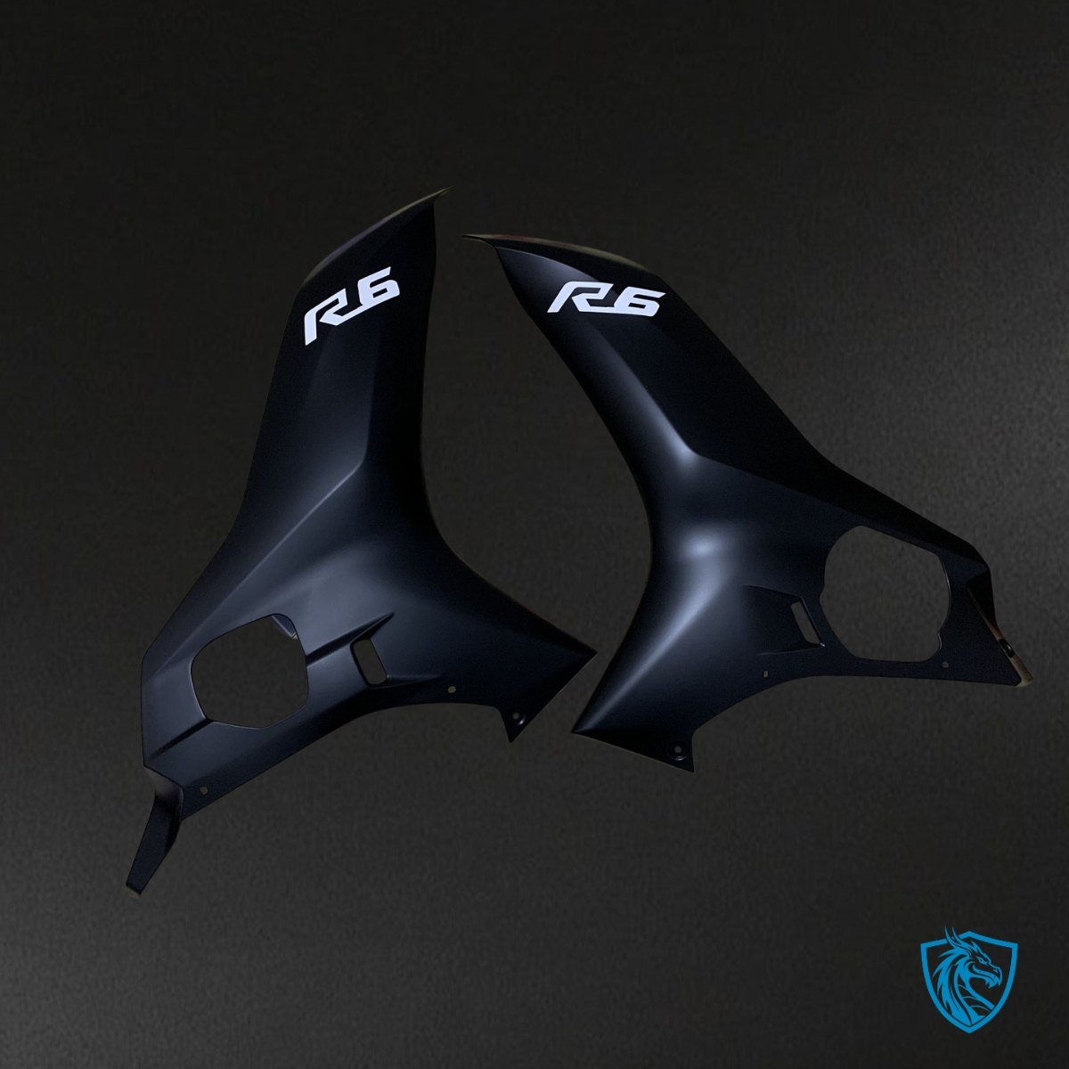 Yamaha YZF R6 (2017-2019) Matte Black - Custom ABS Fairing Kit