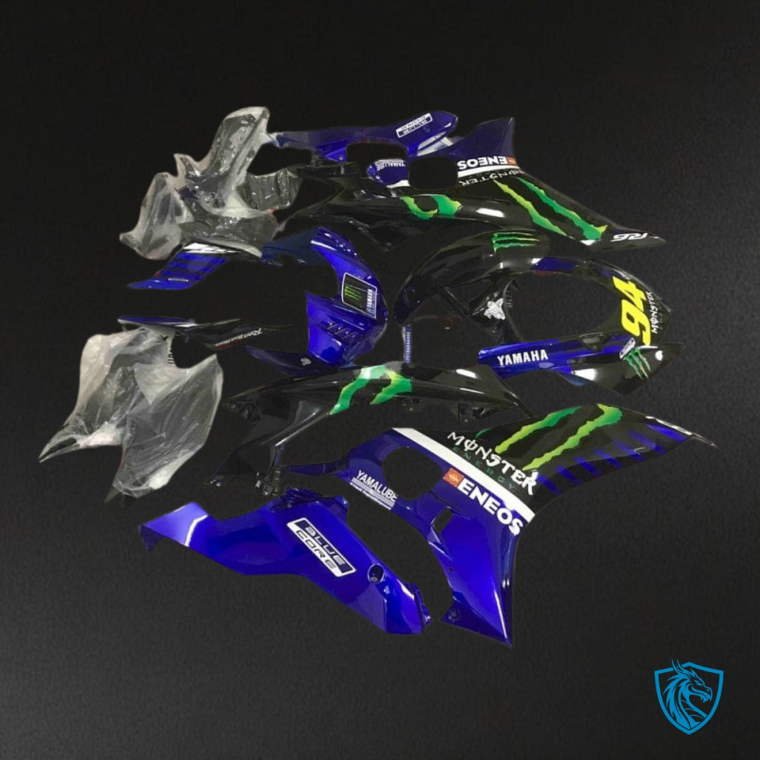 Yamaha YZF R6 (2017-2019) Blue Monster - MERGEment Motorcycle Fairings Kit