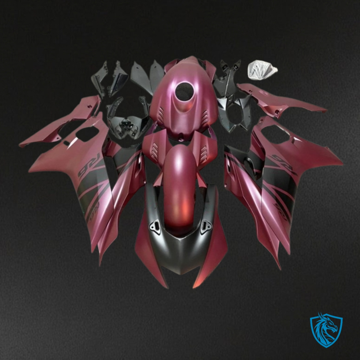 Yamaha YZF R6 (2017-2019) Red & Black - MERGEment Motorcycle Fairings Kit