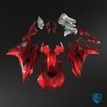 Yamaha YZF R6 (2017-2019) Red & Black Logos Fairings Kit | ABS Bodywork