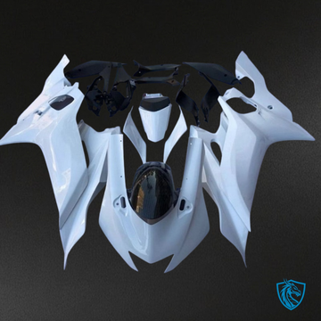 Yamaha YZF R6 (2017-2019) White & Black No Logo - MERGEment Motorcycle Fairings Kit