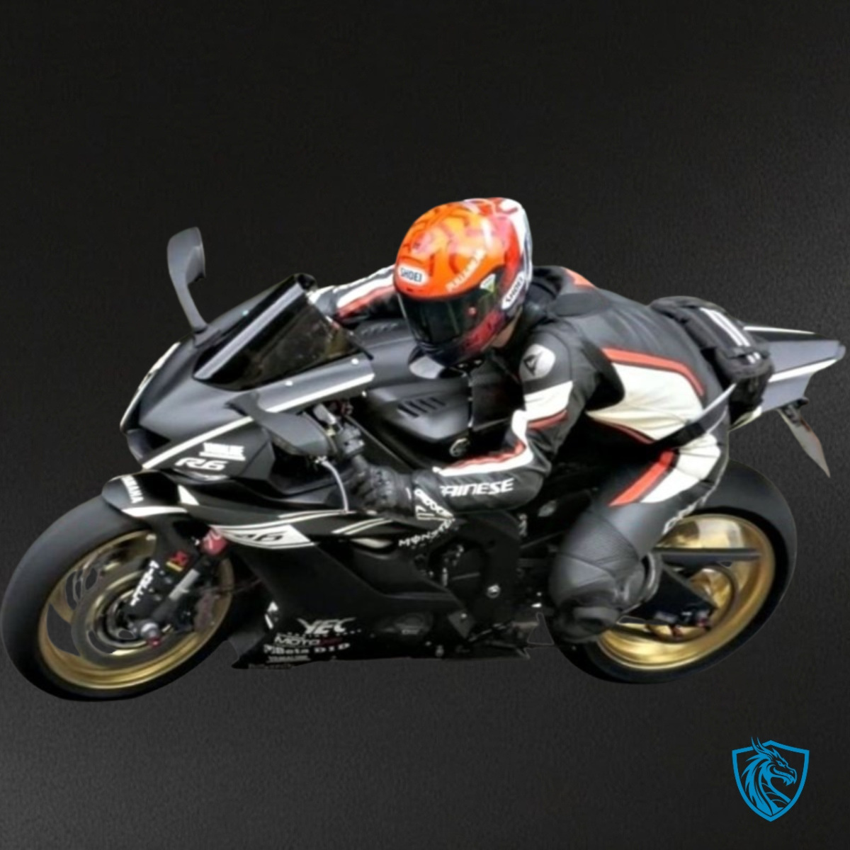 Yamaha YZF R6 (2017-2019) Dark Blue & White Logo - Custom ABS Fairing Kit