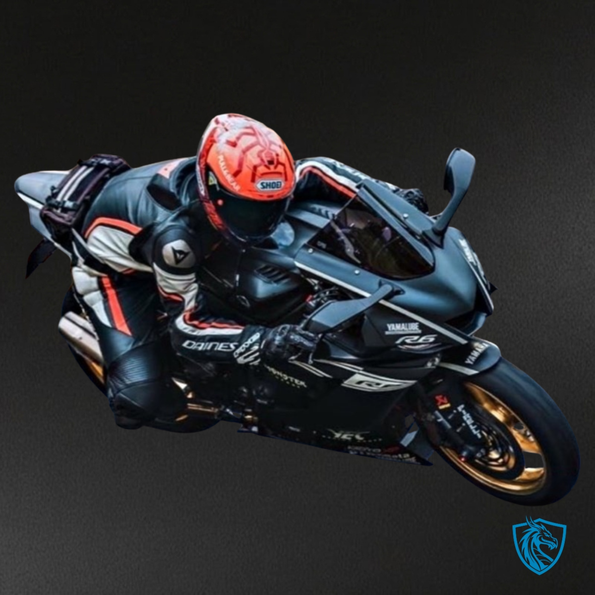 Yamaha YZF R6 (2017-2019) Dark Blue & White Logo - Custom ABS Fairing Kit
