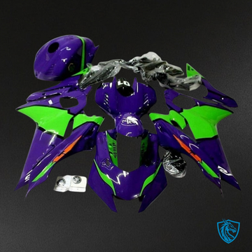 Yamaha YZF R6 (2017-2019) Purple & Green - Custom ABS Fairing Kit