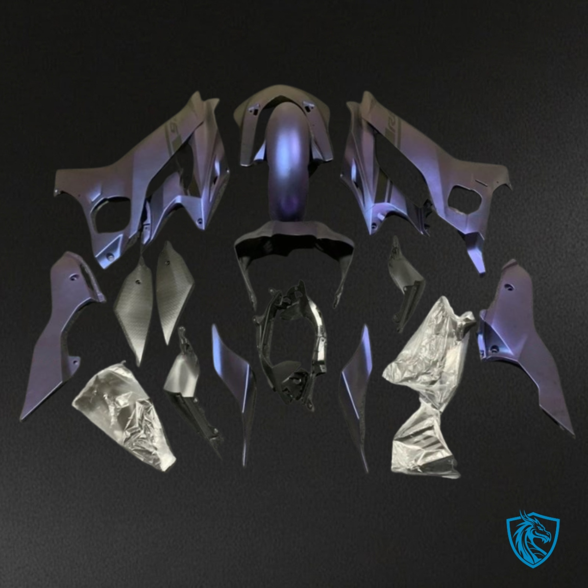 Yamaha YZF R6 (2017-2019) Blue & Purple Fairings Kit | ABS Bodywork