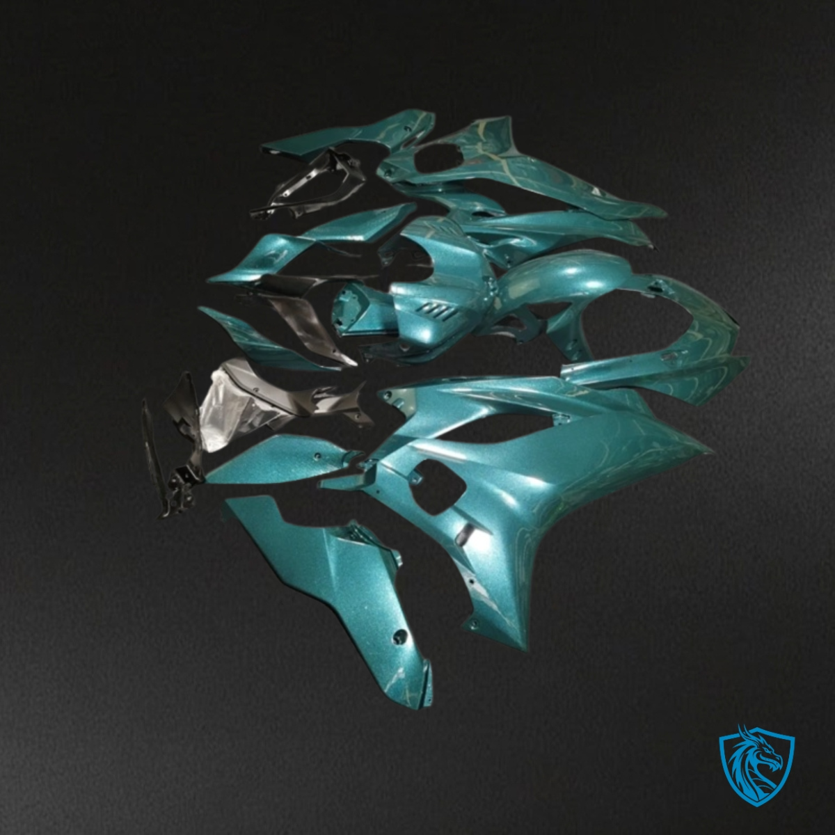 Yamaha YZF R6 (2017-2019) Glossy Green Fairings Kit | ABS Bodywork