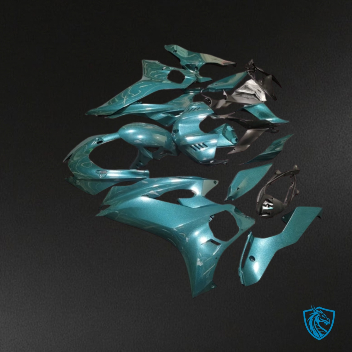 Yamaha YZF R6 (2017-2019) Glossy Green Fairings Kit | ABS Bodywork