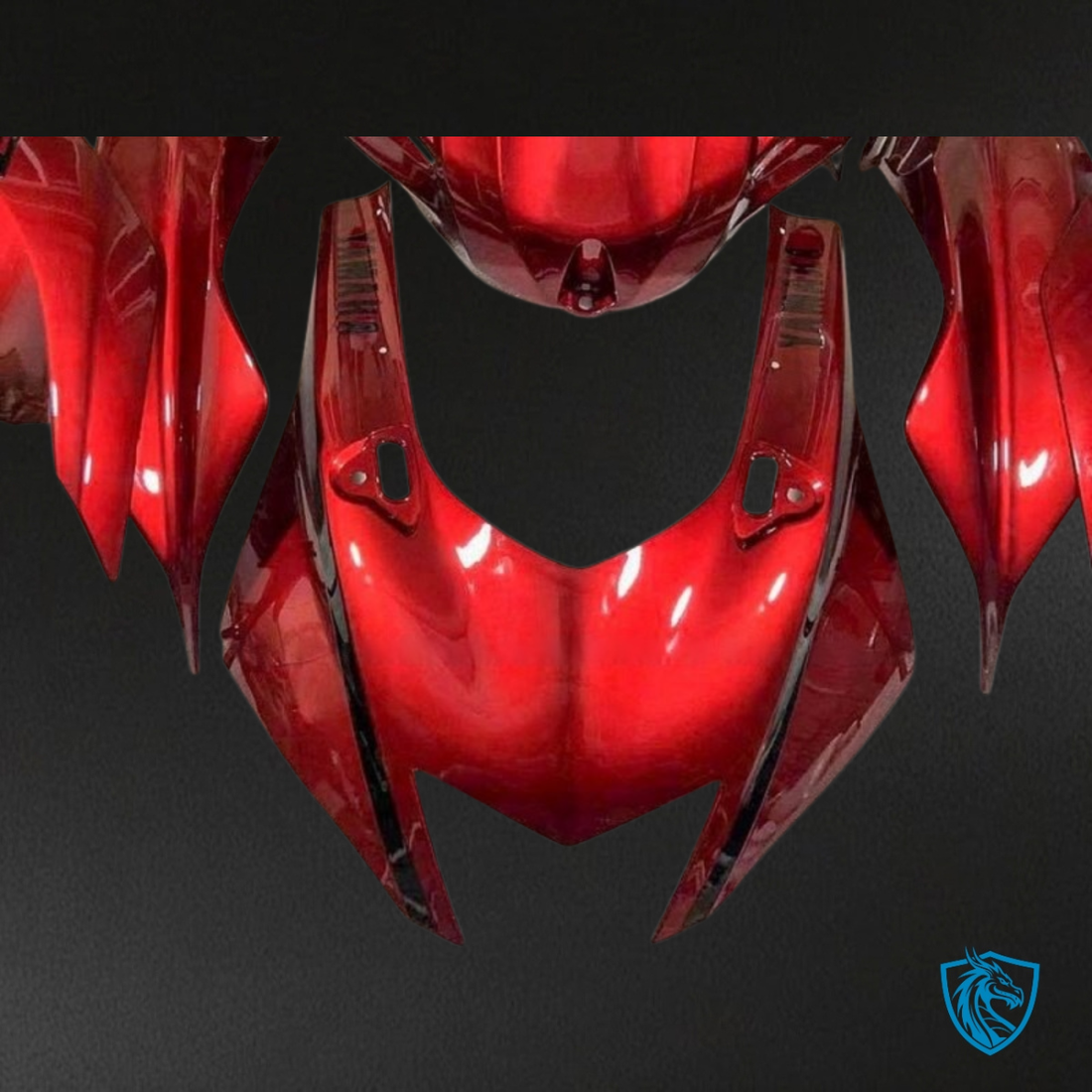 Yamaha YZF R6 (2017-2019) Glossy Red & Black Fairing Kit - Aftermarket ABS Bodywork