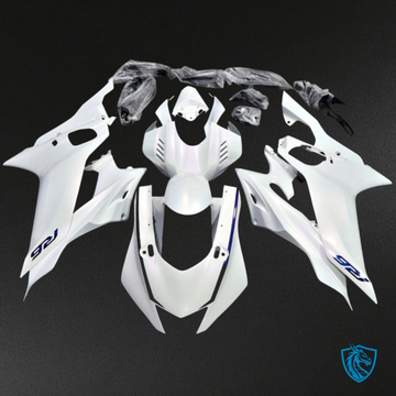 Yamaha YZF R6 (2017-2019) Glossy White & Black - MERGEment Motorcycle Fairings Kit