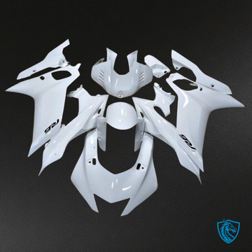 Yamaha YZF R6 (2017-2019) Glossy White Fairing Kit - Aftermarket ABS Bodywork