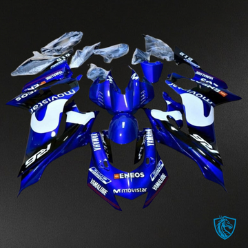 Yamaha YZF R6 (2017-2019) Movistar Blue & White - MERGEment Motorcycle Fairings Kit