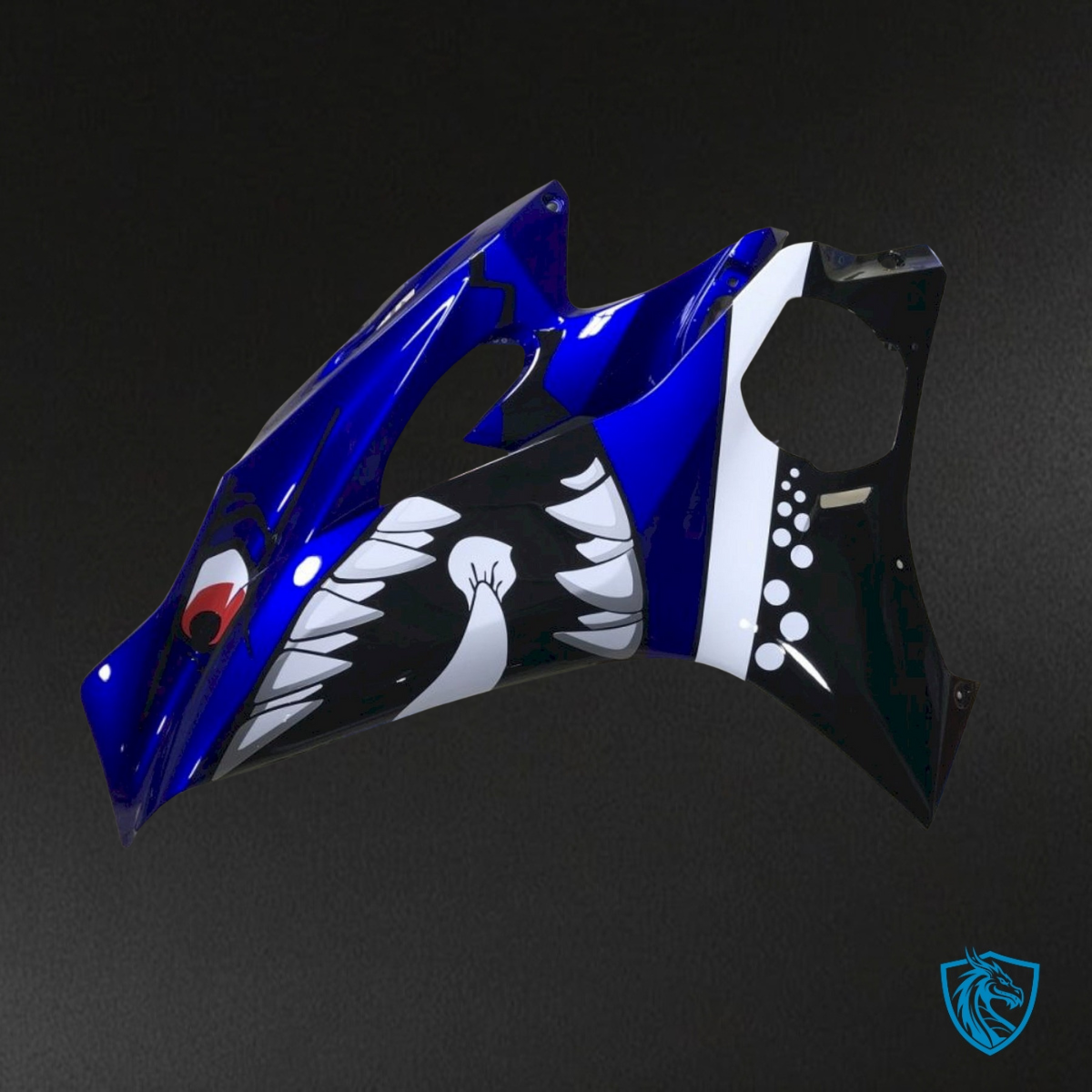 Yamaha YZF R6 (2017-2019) Blue & Black Shark Fairings Kit | ABS Bodywork