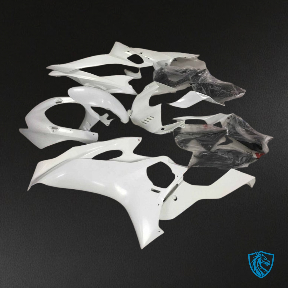 Yamaha YZF R6 (2017-2019) Gloss White - Custom ABS Fairing Kit