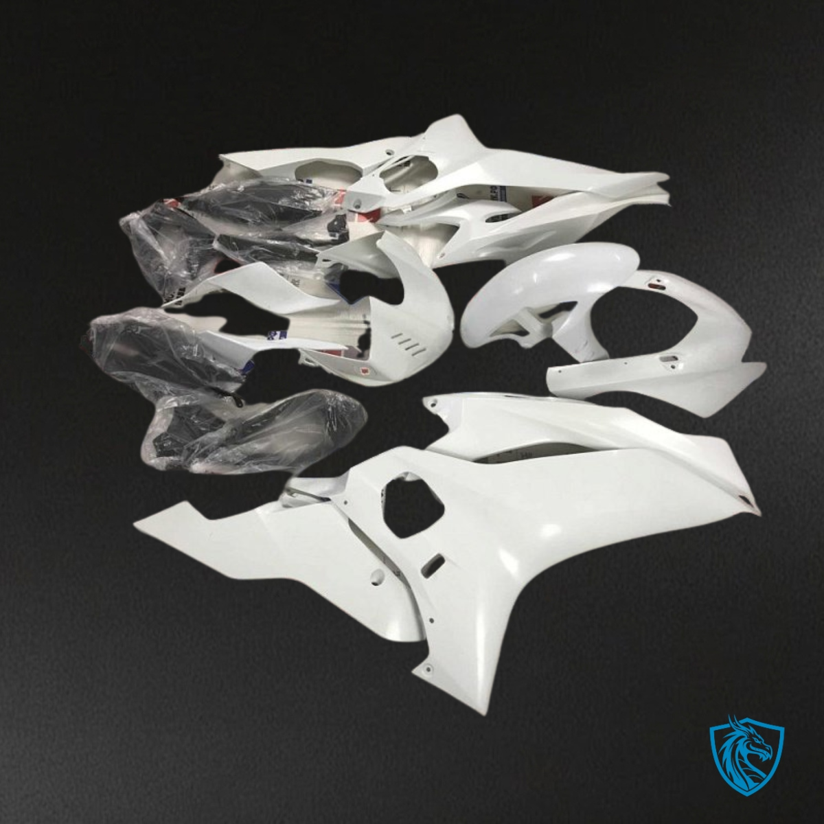 Yamaha YZF R6 (2017-2019) Gloss White - Custom ABS Fairing Kit