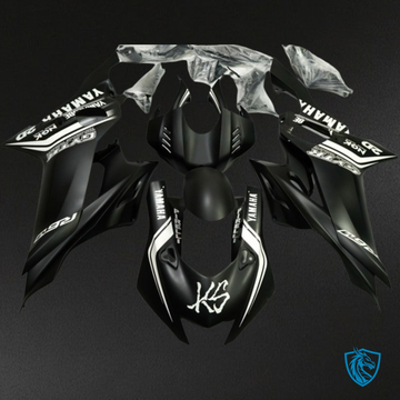 Yamaha YZF R6 (2017-2019) Black & White Fairings Kit | ABS Bodywork