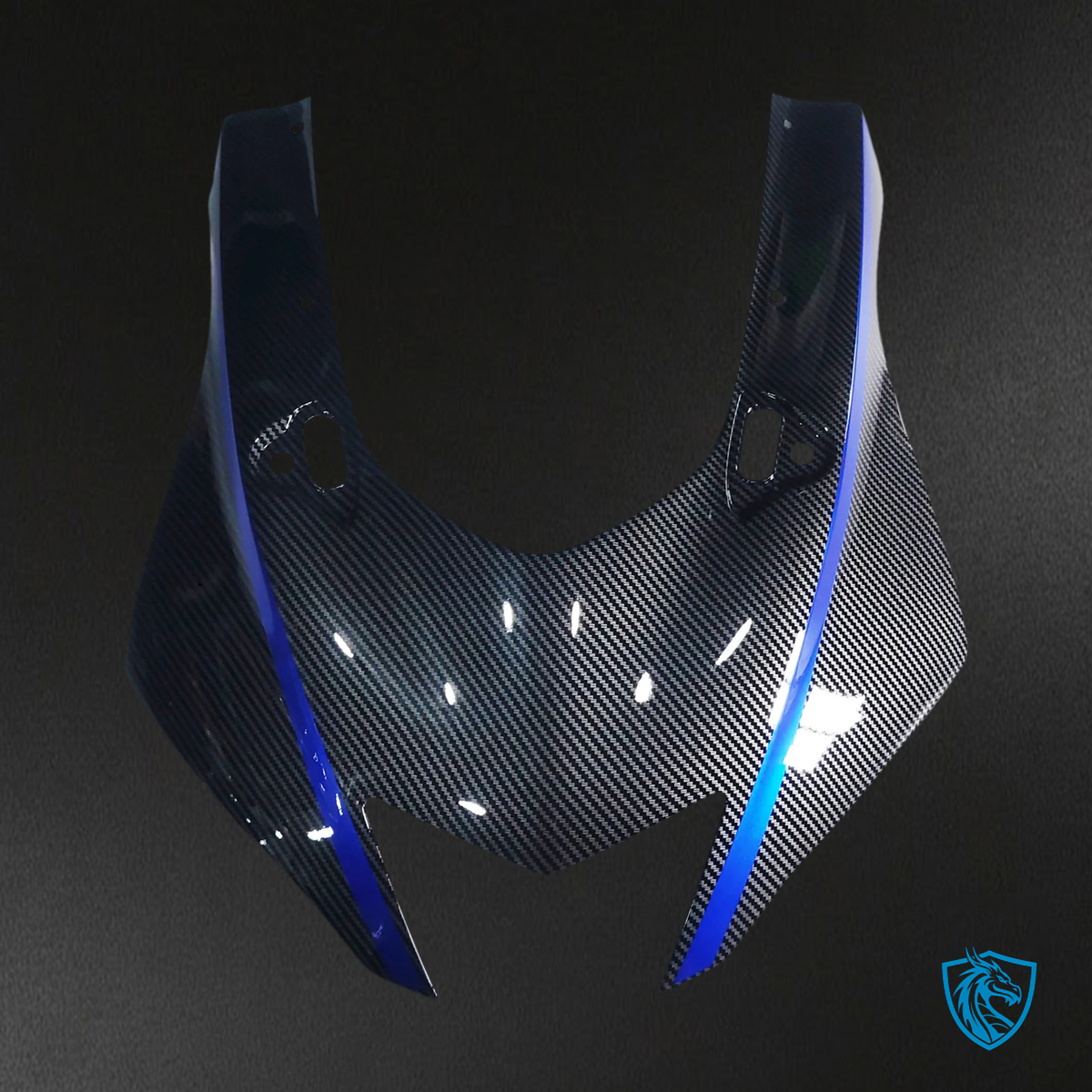 Yamaha YZF R6 (2017-2023) Carbon Fiber Blue & Black - Custom Fairing Kit