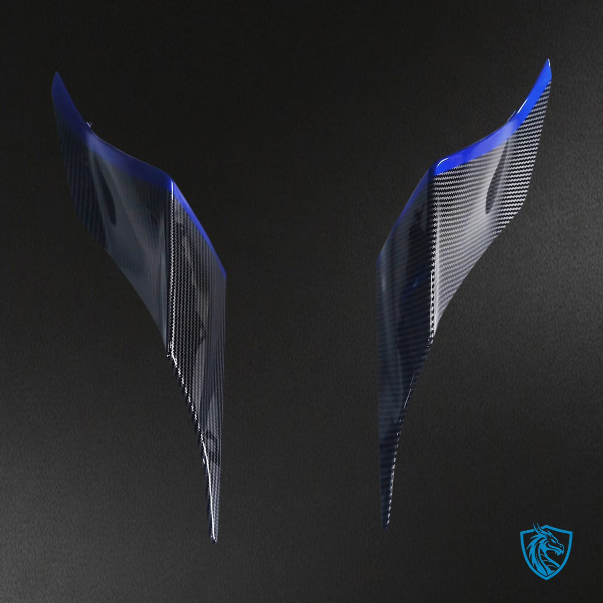 Yamaha YZF R6 (2017-2023) Carbon Fiber Blue & Black - Custom Fairing Kit