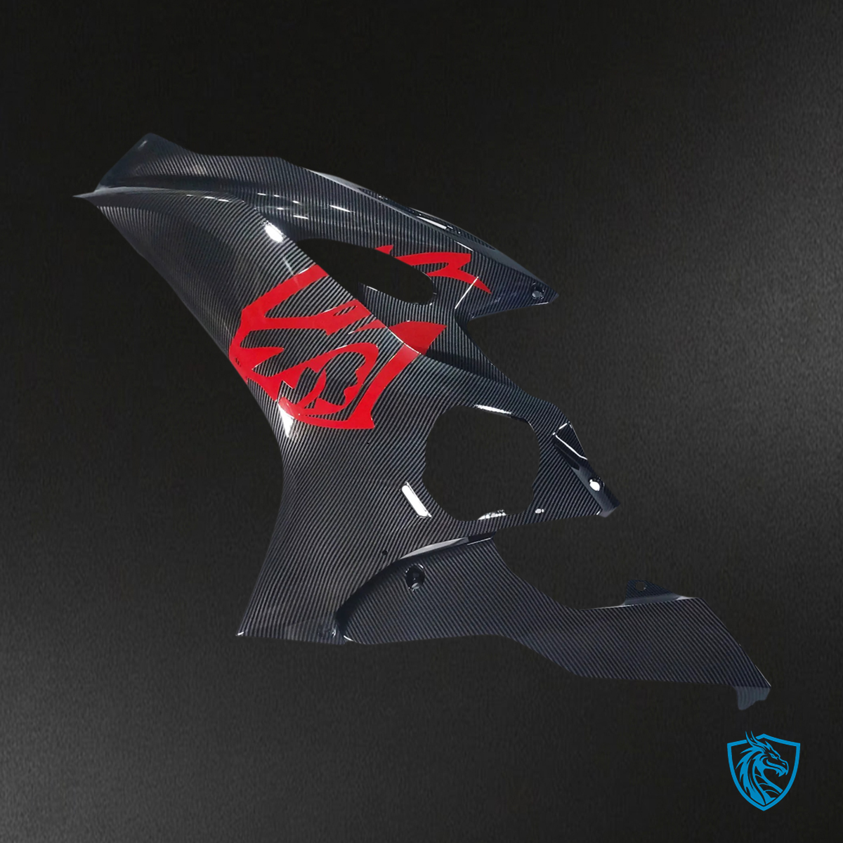 Yamaha YZF R6 (2017-2023) Carbon Fiber Red & Black - MERGEment Fairing Kit