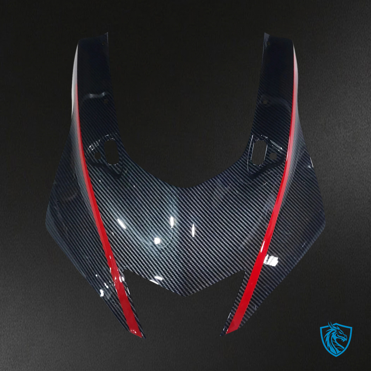 Yamaha YZF R6 (2017-2023) Carbon Fiber Red & Black - MERGEment Fairing Kit