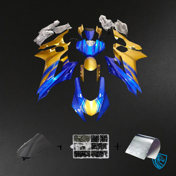 Yamaha YZF R6 (2017-2023) Gold & Blue - MERGEment Motorcycle Fairing Kit