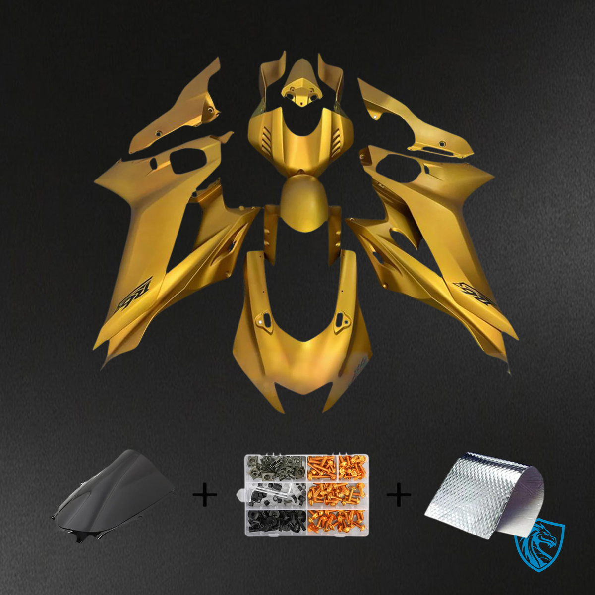 Yamaha YZF R6 (2017-2023) Gold Fairing Kit - Aftermarket ABS Bodywork