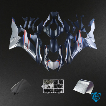 Yamaha YZF R6 (2017-2023) Gray, Black, Blue & Orange - MERGEment Fairing Kit