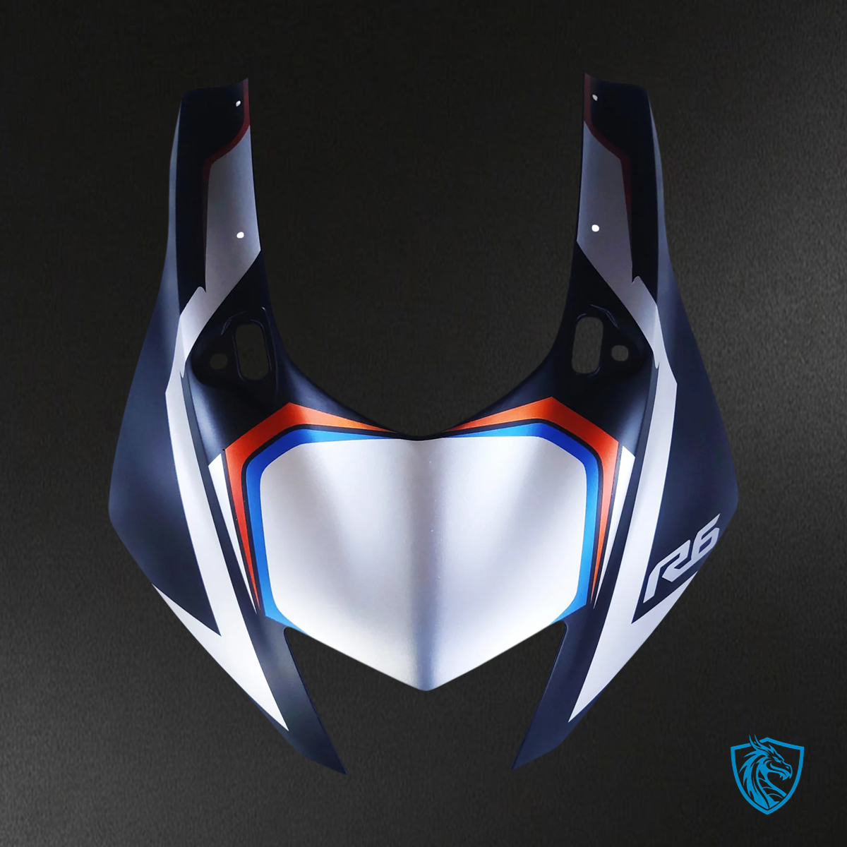 Yamaha YZF R6 (2017-2023) Gray, Black, Blue & Orange - MERGEment Fairing Kit