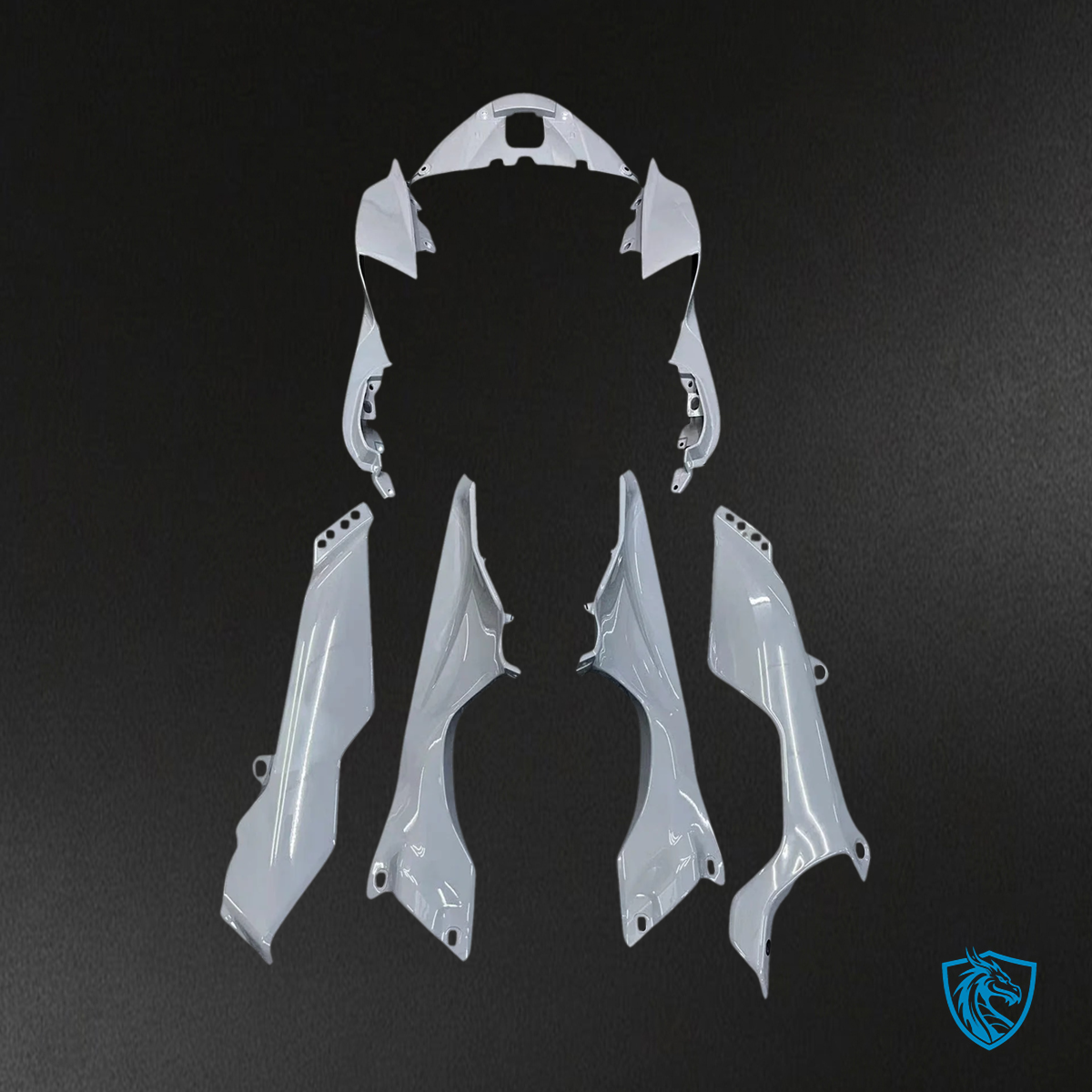 Yamaha YZF R7 (2021-2025) Black & Gray - MERGEment Motorcycle Fairings Kit