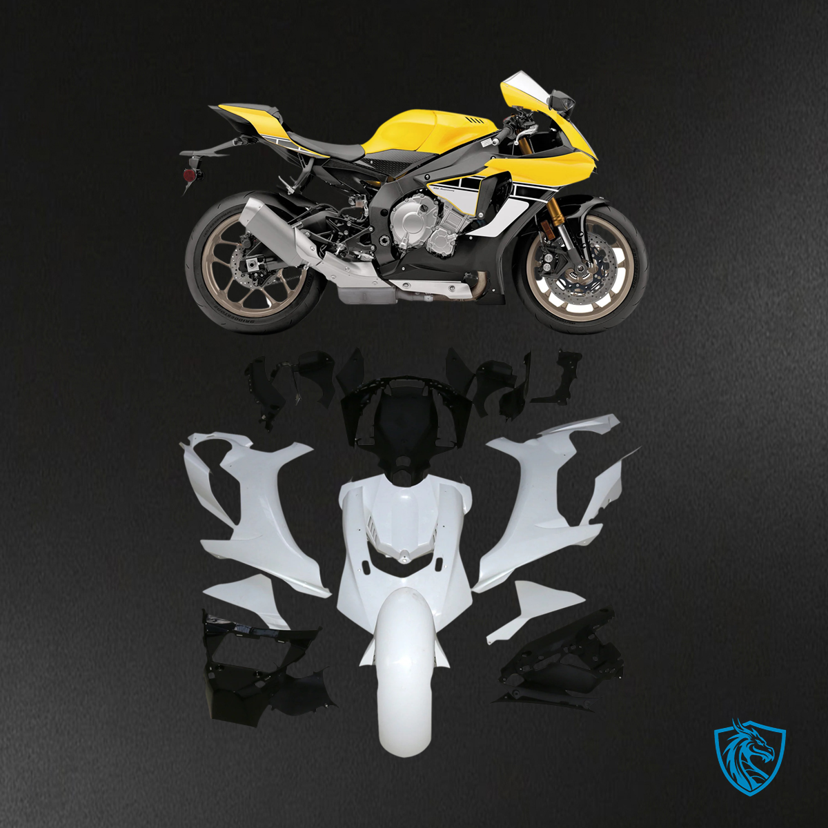 Yamaha YZF 1000 R1 (2015-2019) Fairing Kit - Aftermarket ABS Bodywork