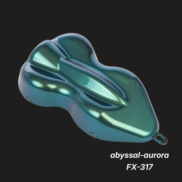 Abyssal-Aurora FX-317 – Premium Shifting Teal & Violet Color Sample