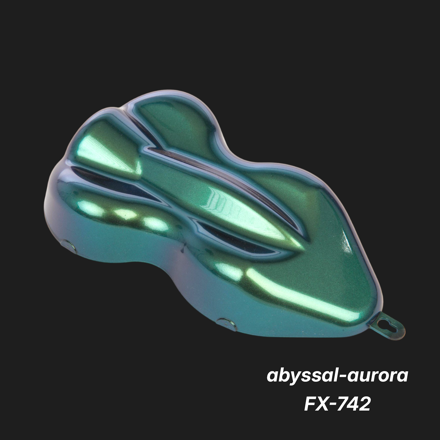 Abyssal-Aurora FX-742 – Premium Dual-Tone Blue & Green Color Sample