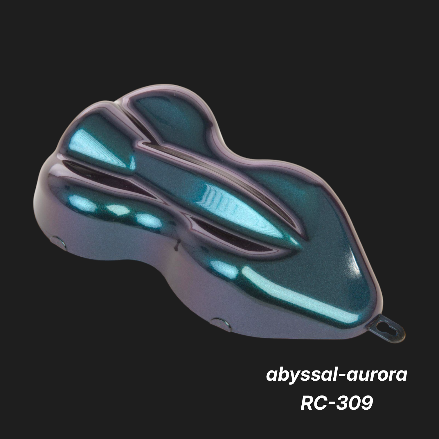 Abyssal-Aurora RC-309 – Premium Violet-Blue Iridescent Color Sample