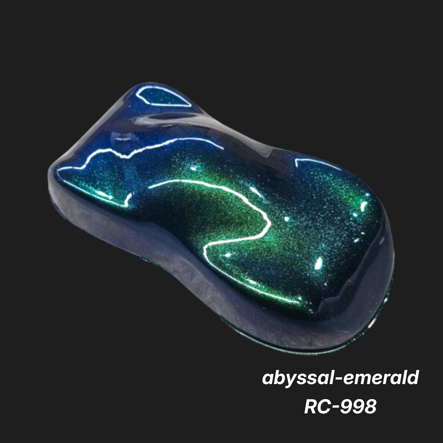 Abyssal-Emerald RC-998 – Premium Deep Emerald Green Color Sample