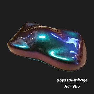 Abyssal-Mirage RC-995 – Premium Iridescent Teal Color Sample