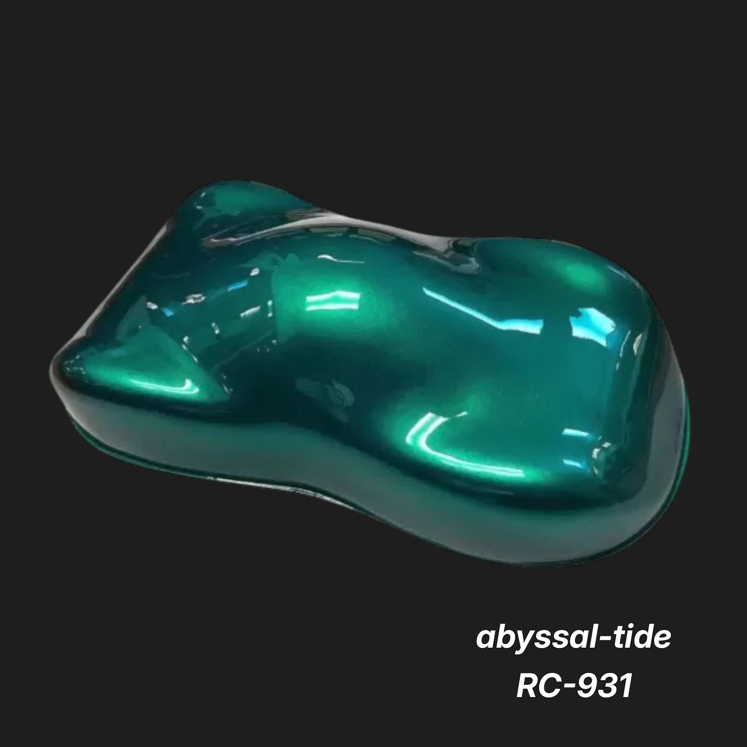 Abyssal-Tide RC-931 – Premium Deep Green & Ocean Blue Color Sample