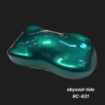 Abyssal-Tide RC-931 – Premium Deep Green & Ocean Blue Color Sample