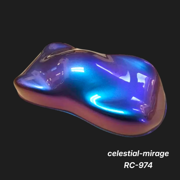 Celestial-Mirage RC-974 – Premium Iridescent Sky Teal Color Sample