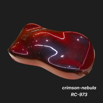 Crimson-Nebula RC-973 – Premium Deep Red Metallic Color Sample