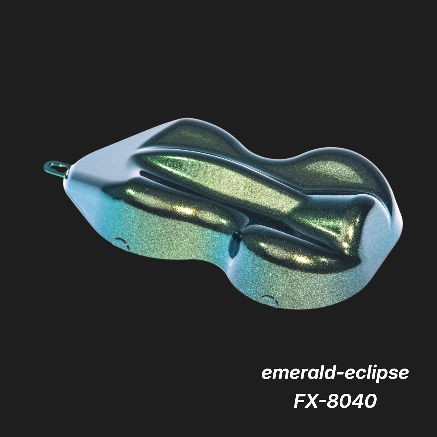 Emerald-Eclipse FX-8040 – Premium Mystic-Green Iridescent Sample