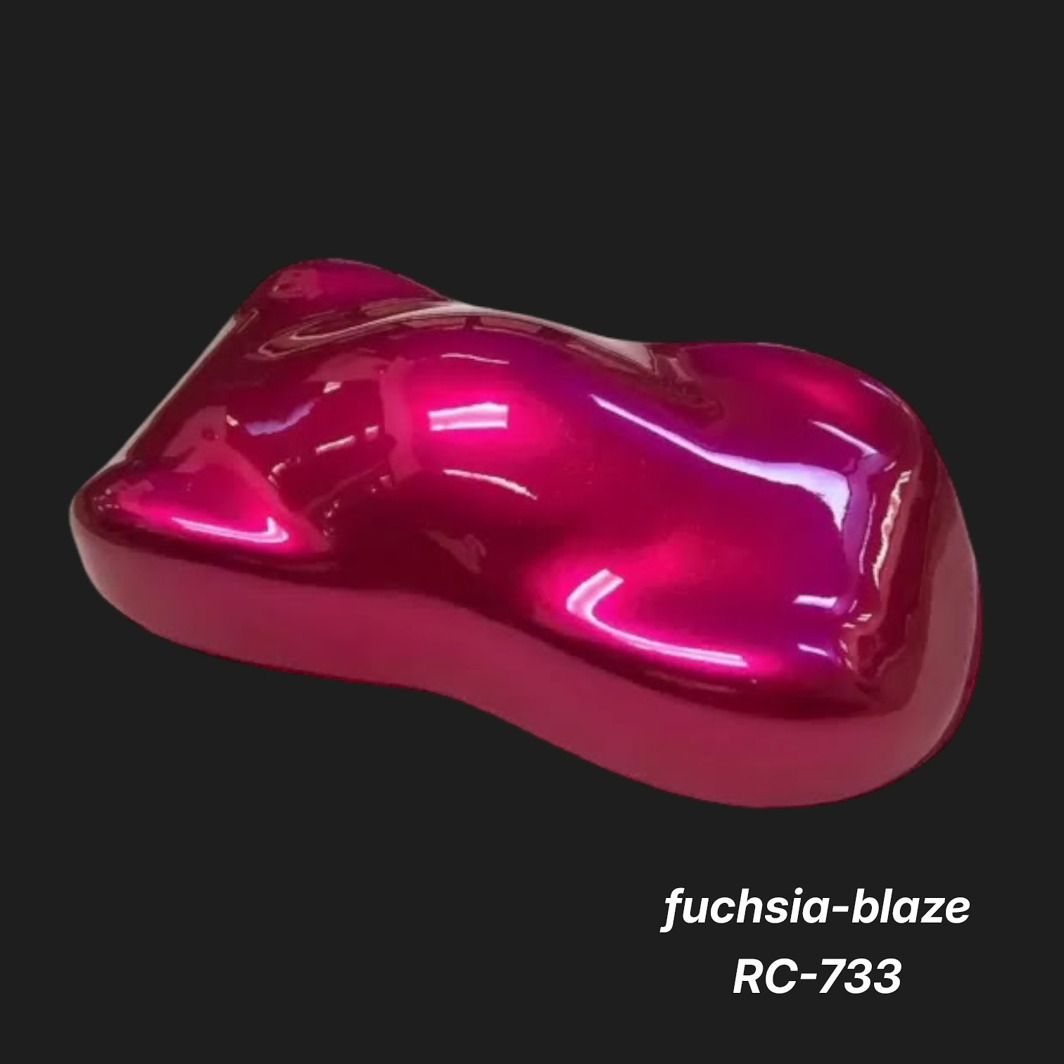 Fuchsia-Blaze RC-733 – Premium Hot Pink Metallic Color Sample